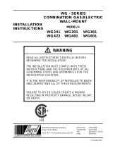 Bard WG601 Installation Instructions Manual