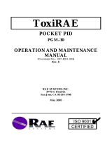 Rae ToxiRAE PGM-30 Operation and Maintenance Manual