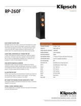 Klipsch RP-260F Product information