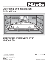 Miele H 4044 BM User manual