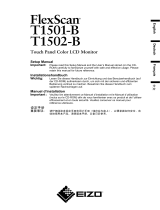 Eizo T1502-B Owner's manual