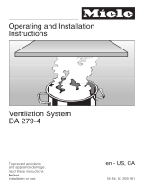 Miele DA 279 Owner's manual