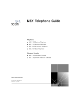 3com NBX NBX 1102 Telephone Manual