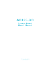 DFI AR100-DR User manual