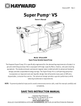 Hayward Super Pump® VS Owner's manual