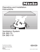 Miele DA362 Owner's manual