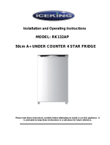 Ice King RK132AP Installation And Operating Instructions Manual