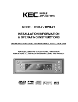 KEC DVD-2 Installation Information & Operating Instructions