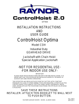 Raynor ControlHoist™ Optima Installation guide