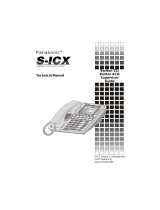 Panasonic SICX Operating instructions