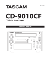 Tascam CD-9010CF Owner's manual