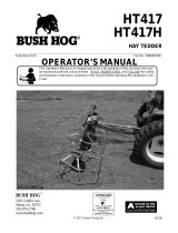 Bush Hog Hay Tedder Owner's manual