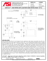 ASI SAFE-Dri 0198-MH Owner's manual
