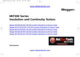 Megger MIT330 User manual