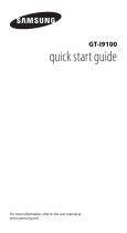 Samsung GT-I9100 Owner's manual