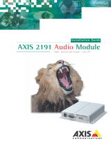 Axis 2191 Installation guide