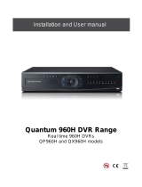 Vista QX960H Installation and User Manual