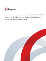 Poly RealPresence Collaboration Server 800s Quick start guide