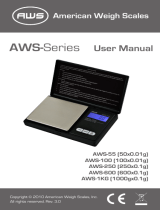 American Weigh Scales AMW-55 User manual