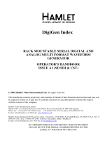 Hamlet DigiGenIndex Owner's manual