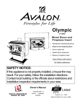 Travis Industries Avalon Olympic Owner's manual