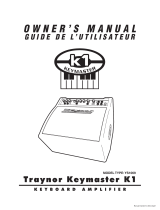 TRAYNOR K1 Owner's manual