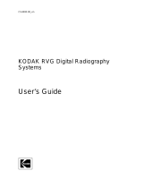 Kodak RVG 6100 User manual