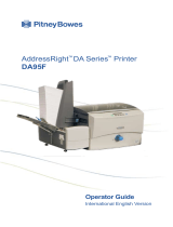 Pitney Bowes AddressRight™ DA50S, DA70S, DA80F, DA95F Printer Series User manual