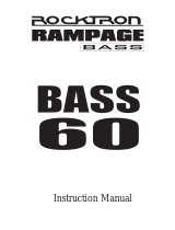 Rocktron BASS60 Owner's manual