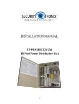 Security Tronix ST-PBX18DC12V10A Owner's manual