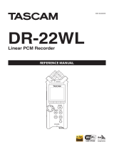 Tascam DR-22WL User manual