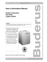 Buderus Logano GA244 User's Information Manual