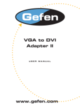 Gefen VGA to DVI Adaptor User manual