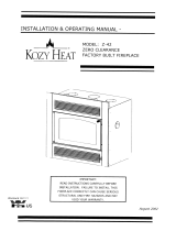 Kozyheat Z42 Owner's manual