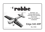 ROBBE Edge 540 ARF Assembly And Operating Instructions Manual