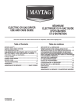 Maytag MEDC300BW User guide