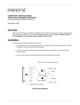 Paradyne COMSPHERE 3825Plus Installation guide