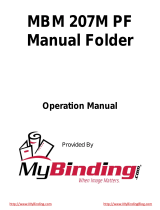 MyBinding MBM 207M PF User manual