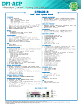 DFI G7B630-B Datasheet User manual
