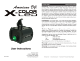 ADJ X-Color LED User manual