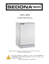 Lynx 20" Sedona Refrigerator L500REF Care & Use Manual