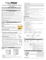 CyberPower CP850AVRLCD User manual