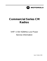 Motorola CM160 Service Information