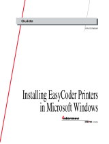 Intermec EasyCoder F2 User manual