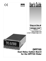 Omega DPF700 User manual