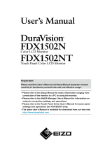 Eizo FDX1502NT User manual