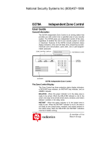 Radionics D279A User manual