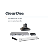ClearOne COLLABORATE Pro 900 Quick start guide