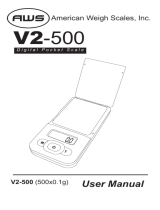 American Weigh Scales V2-500 User manual