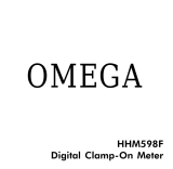 Omega HHM598F Owner's manual